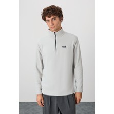 Air Jones River Taş Dik Yaka Erkek Polar Sweatshirt - 88310
