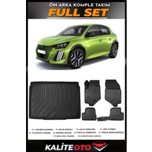 Peugeot 208 2023 Model Bagaj Havuzu+4.5d Havuzlu Paspas Seti