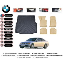 Bmw 3 Serisi E46 2006 Model Bagaj Havuzu(Paspası)+Araca Özel Bej Paspas Takımı Flex
