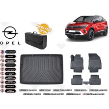 Opel Crossland 2019 Model Üst Bagaj Havuzu+4d Araca Özel Havuzlu Paspas Takımıı Rice