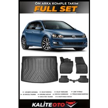 Volkswagen Golf 7 Bagaj Havuzu+4.5d Havuzlu Paspas Seti 2016 Model