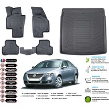 Volkswagen Passat cc 2008-2012 3D Bagaj Havuzu+3d Araca Özel Paspas Takımı Maximum Serisi