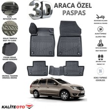 Dacia Logan Mcv 2013 Model Tam Uyumlu Kokusuz 3D Havuzlu Paspas