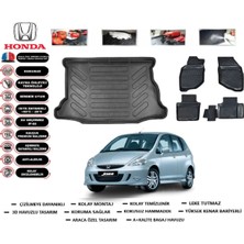 Honda Jazz 2002 Model Bagaj Havuzu Araca Özel Paspas Takımı Flex