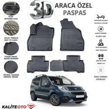 Fiat Fiorino 2013 Model Tam Uyumlu Kokusuz 3D Havuzlu Paspas