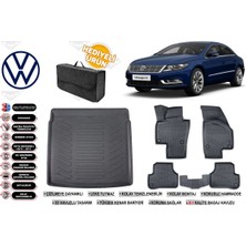 Volkswagen cc 2012 Model Bagaj Havuzu+4d Araca Özel Havuzlu Paspas Takımıı Rice