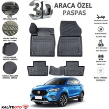 Mg Zs Benzinli 2024 Model Tam Uyumlu Kokusuz 3D Havuzlu Paspas