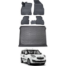 Opel Combo 2013 Model Bagaj Havuzu Araca Özel Siyah Paspas Takımı