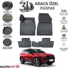 Chery Tiggo 7 Pro 2022 Model ve Sonrası Tam Uyumlu Kokusuz 3D Havuzlu Paspas