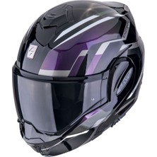 Scorpion Exo-Tech Evo Furio Çene Açılabilir Motosiklet Kaskı Siyah  Chameleon