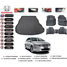 Honda City 2010 Model Bagaj Havuzu Araca Özel Paspas Takımı Flex
