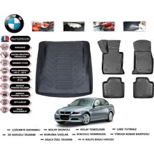 Bmw 3 Serisi E90 2008 Model Bagaj Havuzu Araca Özel Paspas Takımı Flex