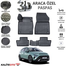 Hyundai Bayon 2021 Model ve Sonrası Tam Uyumlu Kokusuz 3D Havuzlu Paspas