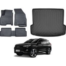 Chery Tiggo 7 Pro 2023 Model 3D Bagaj Havuzu+3d Araca Özel Paspas Takımı Birebir Uyumlu