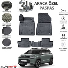 Citroen C3 Aircross 2018 Model Tam Uyumlu Kokusuz 3D Havuzlu Paspas