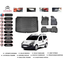 Citroen Nemo 2020 Model Bagaj Havuzu Araca Özel Paspas Takımı Flex