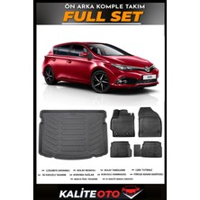 Toyota Auris Bagaj Havuzu+4.5d Havuzlu Paspas Seti 2013 Model