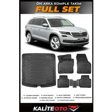 Skoda Kodiaq Bagaj Havuzu+4.5d Havuzlu Paspas Seti 2021 Model