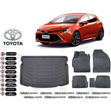 Toyota Auris 2013 Model Bagaj Havuzu Araca Özel Siyah Kokusuz Havuzlu Paspas Takımı