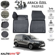 Renault Kangoo 2024 Model ve Sonrası Tam Uyumlu Kokusuz 3D Havuzlu Paspas
