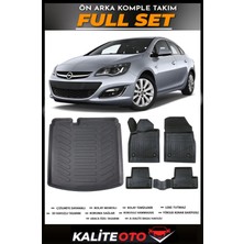Opel Astra J Sedan Bagaj Havuzu+4.5d Havuzlu Paspas Seti 2015 Model