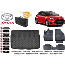 Toyota Yaris 2025 Model Bagaj Havuzu+4d Araca Özel Havuzlu Paspas Takımıı Rice
