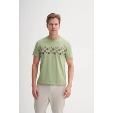 Cazador Bisiklet Yaka Slim Fit Pamuklu Tişört