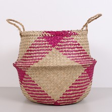 Mylamp Fuşya 40X40 Cm.  (Xl) Katlanabilir Sepet