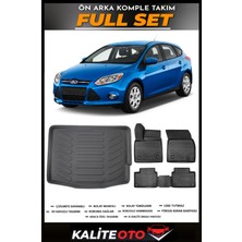 Ford Focus 3 Hatchback Bagaj Havuzu+4.5d Havuzlu Paspas Seti 2012 Model