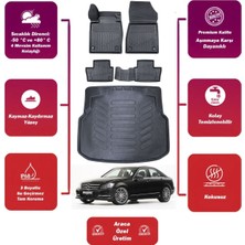Mercedes C Serisi W204 2013 Model Plastik Bagaj Havuzu Araca Özel Extra Havuzlu Paspas Takımı