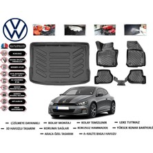Volkswagen Scirocco 2009 Model Bagaj Havuzu Araca Özel Paspas Takımı Flex