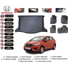 Honda Jazz 2013 Model Bagaj Havuzu Araca Özel Paspas Takımı Flex