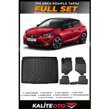 Opel Corsa F Bagaj Havuzu+4.5d Havuzlu Paspas Seti 2021 Model
