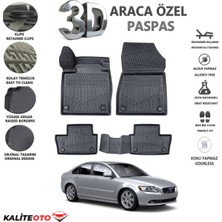 Volvo S40 2004-2012 Model Arası Tam Uyumlu Kokusuz 3D Havuzlu Paspas