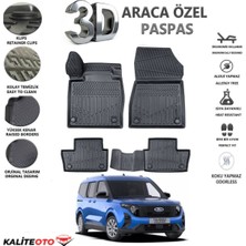 Ford Courier 2024 Model ve Sonrası Tam Uyumlu Kokusuz 3D Havuzlu Paspas