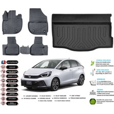 Honda Jazz Crosstar 2020 Sonrası 3D Bagaj Havuzu+3d Araca Özel Paspas Takımı Birebir Uyumlu