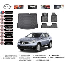 Nissan Qashqai 2012 Model Bagaj Havuzu Araca Özel Paspas Takımı Flex