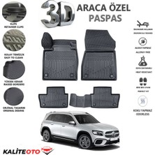 Mercedes Glb 2024 Model Tam Uyumlu Kokusuz 3D Havuzlu Paspas