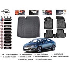 Opel Astra J Sedan 2014 Model Bagaj Havuzu Araca Özel Paspas Takımı Flex