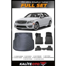 Mercedes C Serisi W204 Rampalı Bagaj Havuzu+4.5d Havuzlu Paspas Seti 2008 Model