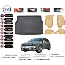 Opel Astra H Hb 2011 Model Bagaj Havuzu(Paspası)+Araca Özel Bej Paspas Takımı Flex