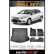 Ford Focus 3 Sedan Bagaj Havuzu+4.5d Havuzlu Paspas Seti 2014 Model