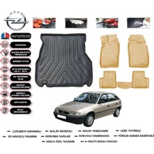 Opel Astra F Hb 1992 Model Bagaj Havuzu(Paspası)+Araca Özel Bej Paspas Takımı Flex