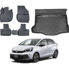 Honda Jazz Executive 2024 Model 3D Bagaj Havuzu+3d Araca Özel Paspas Takımı Birebir Uyumlu