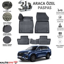 Chery Tiggo 8 Pro 2023 Model Tam Uyumlu Kokusuz 3D Havuzlu Paspas