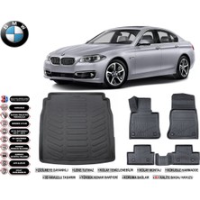 Bmw 5 Serisi F10 2016 Model Bagaj Havuzu Araca Özel Siyah Kokusuz Havuzlu Paspas Takımı