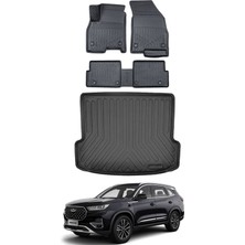 Chery Tiggo 8 Pro 2024 Model Bagaj Havuzu Araca Özel Siyah Paspas Takımı