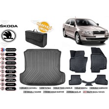 Skoda Octavia 2006 Model Bagaj Havuzu+4d Araca Özel Havuzlu Paspas Takımıı Rice