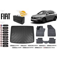 Fiat Egea Cross 2018 Model Tamir Kitli Bagaj Havuzu+4d Araca Özel Havuzlu Paspas Takımıı Rice