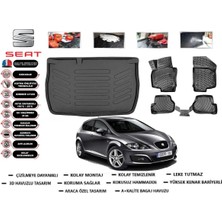 Seat Leon 2012 Model Bagaj Havuzu Araca Özel Paspas Takımı Flex